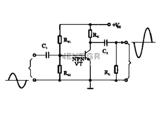 A common emitter amplifier