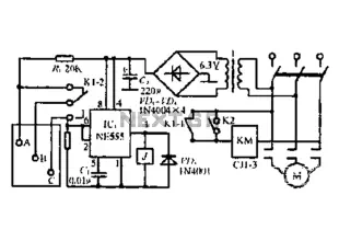 A water tank automatic control circuit