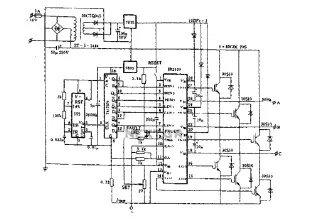 Application of IR2130 three-phase fixed frequency output of the power supply system wiring diagram