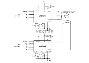 Based LMD18245 bipolar stepper motor control circuit diagram