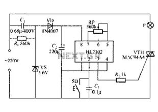 By ASIC delay lamp circuit