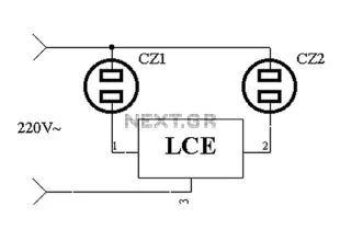 Cooling fan control socket synchronous circuit diagram