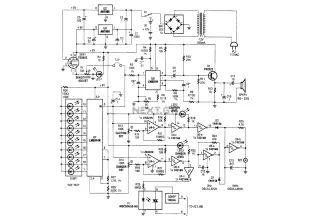 Explosive gas detector circuit diagram