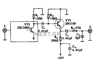 High-frequency signal output amplifier
