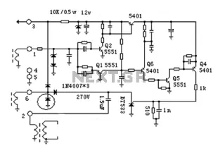Motorcycle ignition circuit diagram