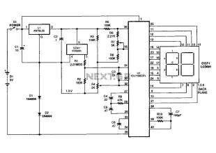 Relative humidity digitizer circuit diagram