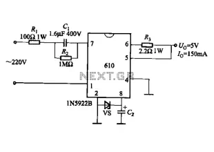 Scalable MAX610 output current power supply circuit b