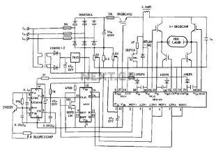 Schematic IR2130 for 1kw high pressure mercury lamp ballast system