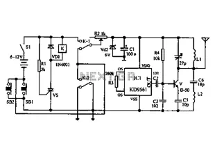 Simple and practical electric vehicle anti-theft alarm circuit diagram