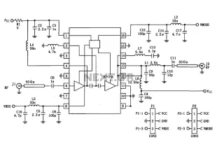 380MHz RF2175 linear amplifier circuit diagram