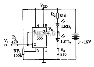 555 logic test circuit diagram pen