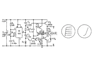 555 transistor characteristic curve tracer circuit diagram