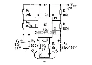 555 tri-color flash circuit diagram ornaments