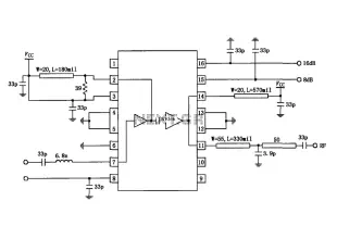 915MHz Power Amplifier RF2155 circuit diagram
