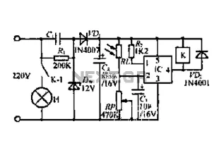 A long light power control circuit