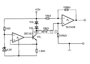 Application circuit temperature sensor