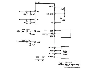 Audio AD converter circuit configuration