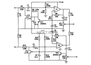 Audio AGC amplifier circuit