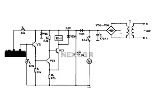 Automatic sprinkler control circuit