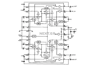 BA3884 application circuit within the circuit and a