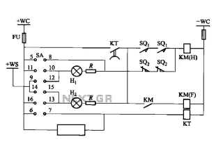 BT9404 type excitation switch control circuit