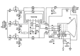By the actual application circuit composed of a color picture tube with TDA6103Q