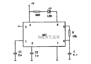 FM demodulator circuit diagram 567