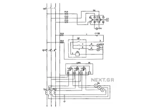 Factory secondary low-voltage distribution electrical panel wiring diagram