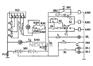 Forklift battery circuit
