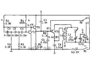 High and low frequency signal generator circuit diagram