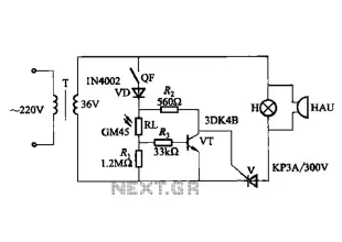 High-voltage isolation switch operation display circuit