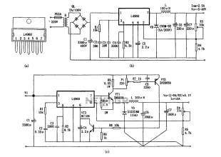 L4960 by a monolithic switching power supply