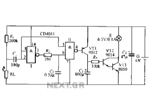 Light control delay circuit 4