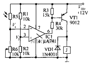 Precision bright light control circuit diagram