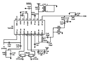 Radio reception circuit diagram TA31136