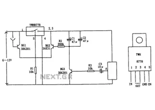 Recorders automatic shutdown circuit diagram TWH8778
