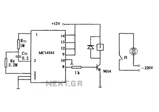 Simple timer circuit MC14541