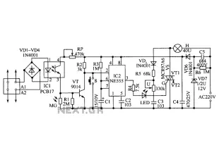 Sound delay lamp circuit diagram