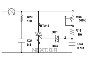 Triac dimming circuit diagram