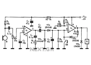 Using kd-28 to do the voice switch circuit diagram