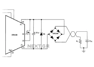 XTR108 reverse voltage and overvoltage protection circuit diagrams