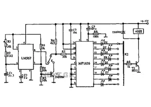lm567-mp1826 precision timer circuit diagram