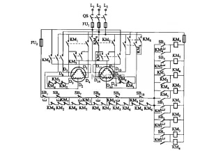 2Y-Y-2 - connection four-speed motor contactor control circuit