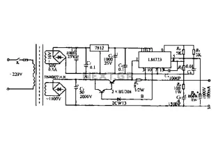 A volt DC power supply circuit