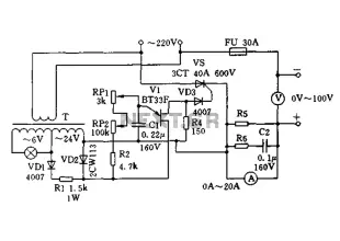 Adjustable power charger circuit