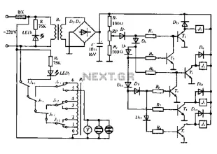 An automatic voltage regulator circuit