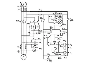 Can effectively guarantee the auto-voltage starting circuit main contact of extinction