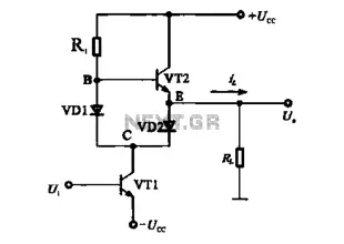 Class AB output circuit diode coupling