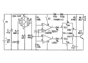 Drinking driver detection circuit