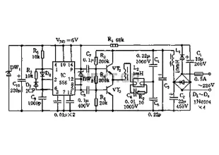 Electronic Ballast circuit diagram